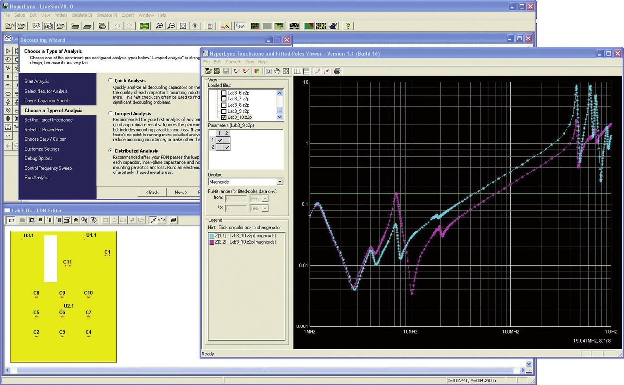 Analýza Power Integrity (PI) na DPS 2